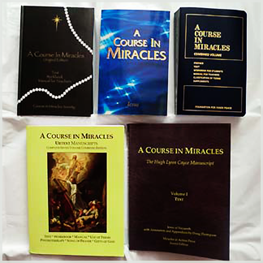 Mucizeler Kursu'nun beş versiyonu (İngilizce)
